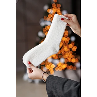 Шкарпетки жіночі високі 593582 Білі фото 2