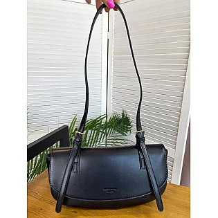 Сумка багет экокожа 593663 черный фото 2