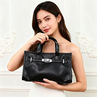 Стильная сумка 593874 черная фото 1
