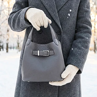 Сумочка жіноча 593887 Сіра фото 1