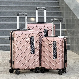 Велика валіза дорожня MINI 24 л 593981 Рожева  фото 2