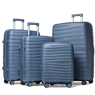 Велика валіза L 97 л 593972 Синя