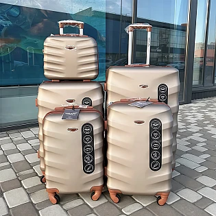 Велика валіза  L  97 л 593991  Бежева