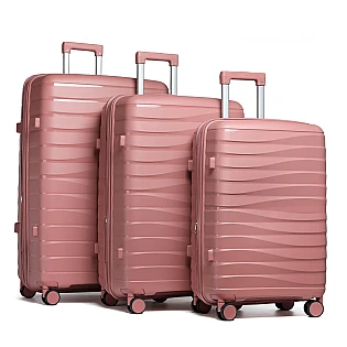 Велика валіза L 97 л 593969 Рожева