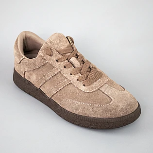 Кеды женские замшевые 594020 Бежевые фото 2