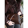 Сумка женская кожа эко 594045 Коричневая