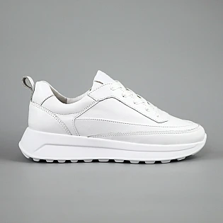 Кросівки жіночі шкіра 594029 Білі фото 1