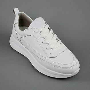 Кросівки жіночі шкіра 594029 Білі фото 2