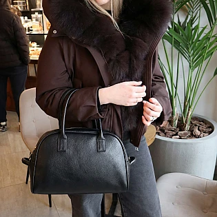 Сумка женская кожа эко 593479 Черная