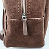 Сумка женская замш 594047 Коричневая.