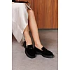 Лофери жіночі замшеві 594055 Чорні