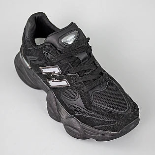 Кросівки жіночі екошкіра сітка 594090 Чорні фото 2