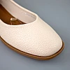 Балетки женские кожа 594183 Бежевые
