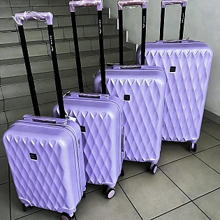 Чемодан 190-4 средний S 34 л 594142 Лавандовая фото 2
