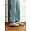 Кроссовки женские замш и текстиль 594229 Серый Розовый