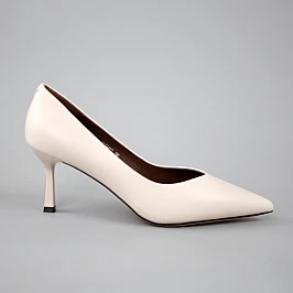 Туфли женские женские кожаные 594209 Бежевые фото 1