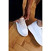 Кеди жіночі шкіряні 594240 Білі