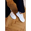 Кеди жіночі шкіряні 594240 Білі
