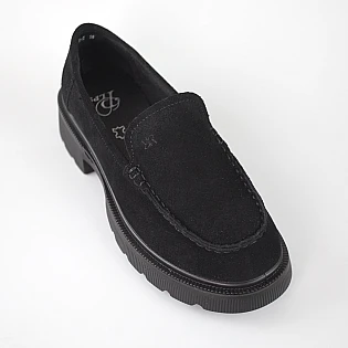 Лофери жіночі замшеві 594300 Чорний фото 2