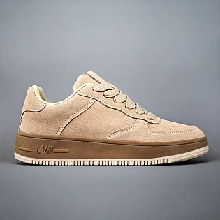 Кеди жіночі еко шкіра 594371 Темно Бежеві фото 1