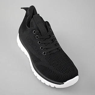 Кросівки жіночі сітка 594401 Чорні фото 2