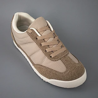 Кеды женские эко замш 594366 Бежевые фото 2