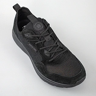 Кроссовки мужские летние сетка 594385 Чорный фото 2