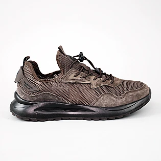 Кроссовки мужские летние сетка 594384 Коричневый фото 1