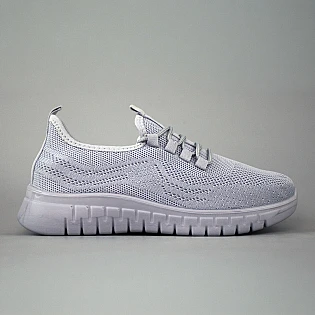 Кроссовки женские сетка 594398 Серые фото 1