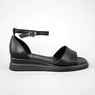 Сандали женские кожа 594319 Черные фото 1