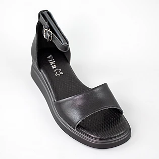 Сандали женские кожа 594319 Черные фото 2