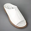 Шльопанці жіночі шкіра 594313 Білі