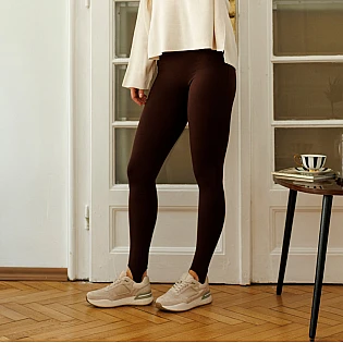 Лосины женские стрейчевые 594418 Шоколадные фото 1