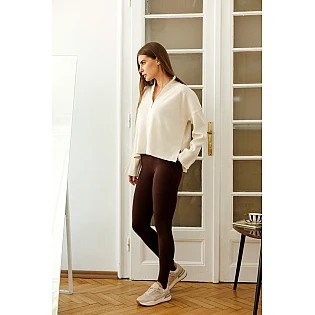 Лосины женские стрейчевые 594418 Шоколадные фото 2