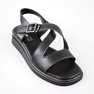 Сандали кожаные 594315 Черные фото 2