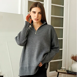 Свитер женский 594376 Серый фото 1