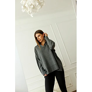 Свитер женский 594376 Серый фото 2