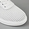 Кеди жіночі шкіряні літні перфорація 594507 Білі 