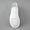 Кеди жіночі шкіряні літні перфорація 594507 Білі 