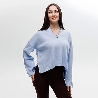 Свитер женский 594409 Голубой фото 1
