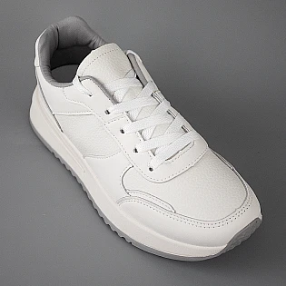 Кросівки жіночі шкіра 594065 Білі фото 2