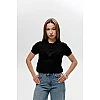 Футболка поло жіноча 594343 Чорна