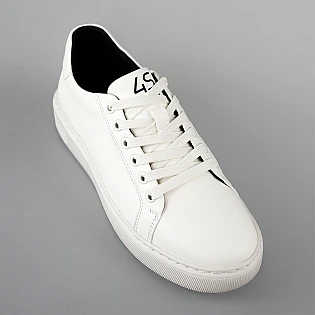 Кеды мужские кожаные 594525 Белые фото 2