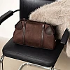 Сумка женская замша в сочетании с эко кожей 593868 Шоколадная
