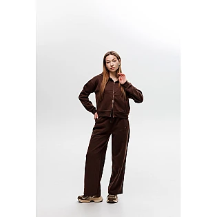 Костюм жіночий спортивний двонитка 594458 Шоколад фото 1