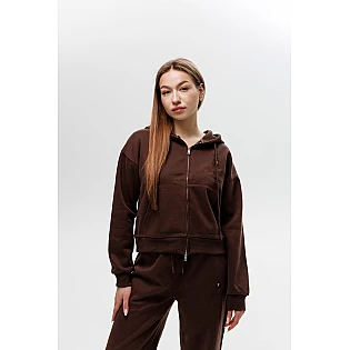 Костюм жіночий спортивний двонитка 594458 Шоколад фото 2