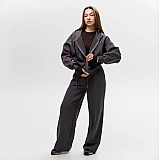 Жіночий спортивний костюм двонитка 594461 Графіт