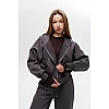 Жіночий спортивний костюм двонитка 594461 Графіт