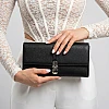 Жіноча Сумка-клатч еко шкіра 594482 Чорна