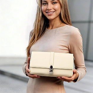 Жіноча Сумка-клатч еко шкіра 594485 Сіра фото 1